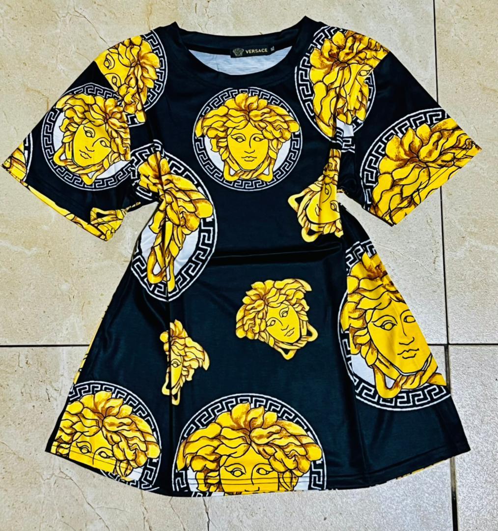 Classy Ladies Versace T Shirt Top Azzur N Couth
